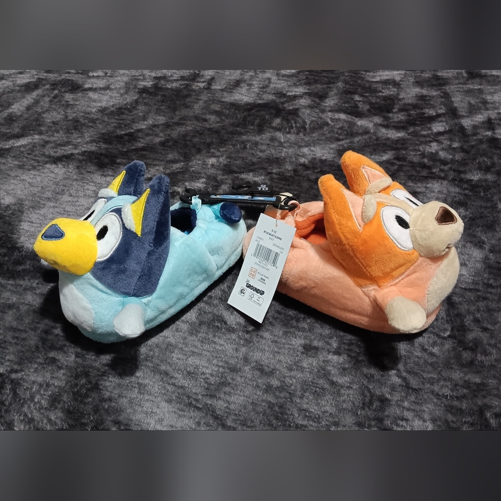 NWT Bluey & Bingo Disney House Shoes Kids Size: 9/10 - Picture 5 of 8